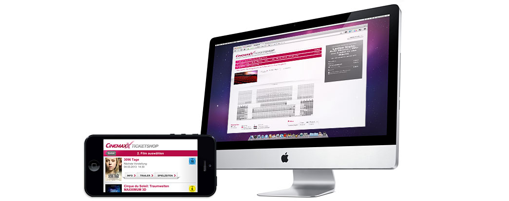 Saalplan &amp; Vorstellungsübersicht.