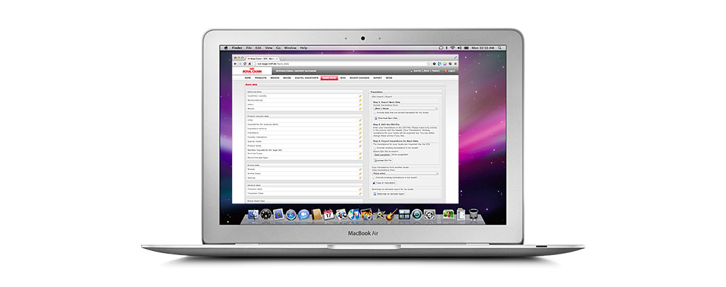 Stammdatenverwaltung.